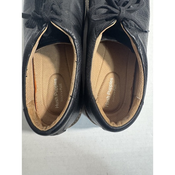 Hush‎ Puppies Bounce Plus Black Leather Lace-Up Shoes Men\'s Size 14 main image 8